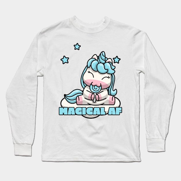 Magical AF Long Sleeve T-Shirt by ArtbyLaVonne